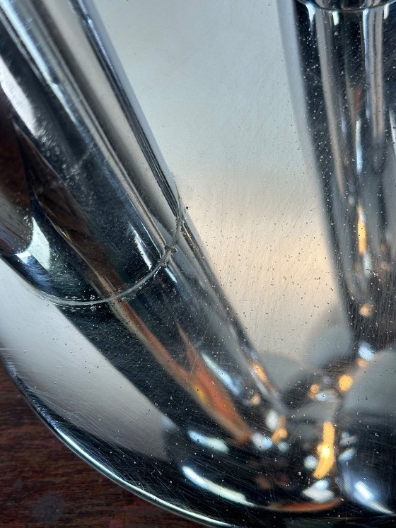 Vintage Space Age Chrome Table Lamp 1970s – Metal (photo 6 of 12)