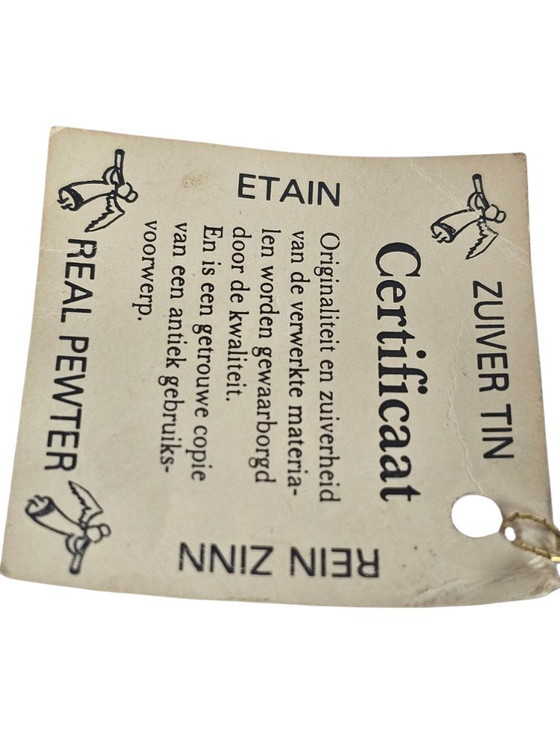 Image 1 of Lámpara de pie extragrande de hojalata - Lámpara decorativa figurativa - Tercer cuarto del siglo XX