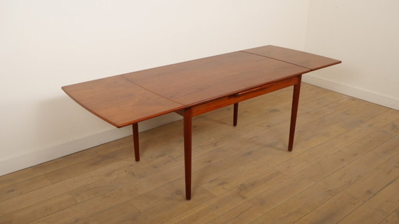 Image 1 of Table de salle à manger vintage | Extensible | Teck | Modèle bateau