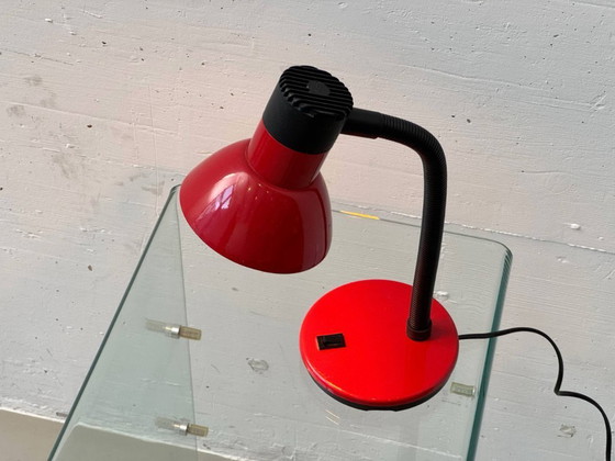 Image 1 of Lampada da tavolo con braccio flessibile nero di Lumes Lamps, anni '80.