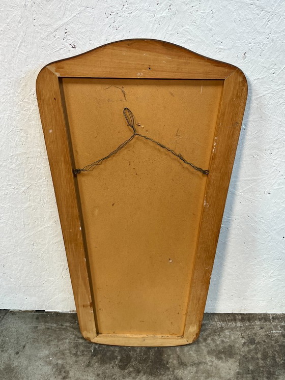 Vintage Rectangular Mirror, Teak, Sweden 1960s – Wood, Glass (photo 12 of 12)