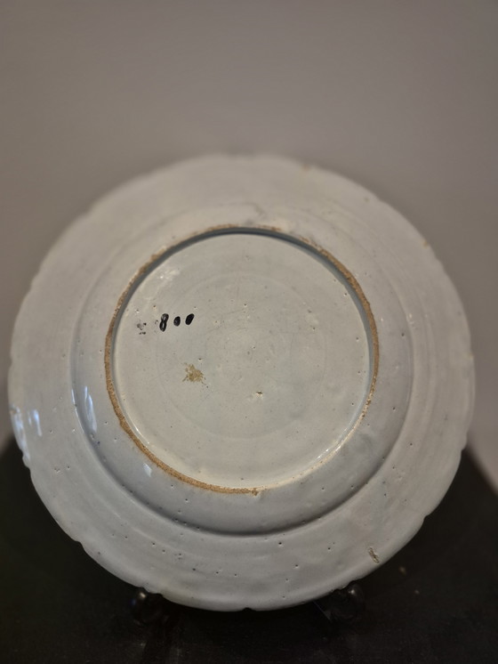 Image 1 of Antique Delft chinoise plate 22cm 17th century