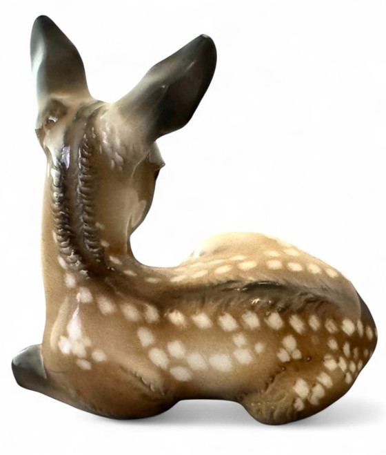Image 1 of Rosenthal porcelain deer figurine, 1930s