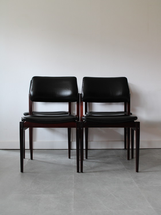 Image 1 of Chaises de salle à manger vintage hollandaises de TopForm