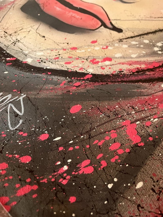 Image 1 of NO1R - Elysia, blushing enigma - Artist canvas