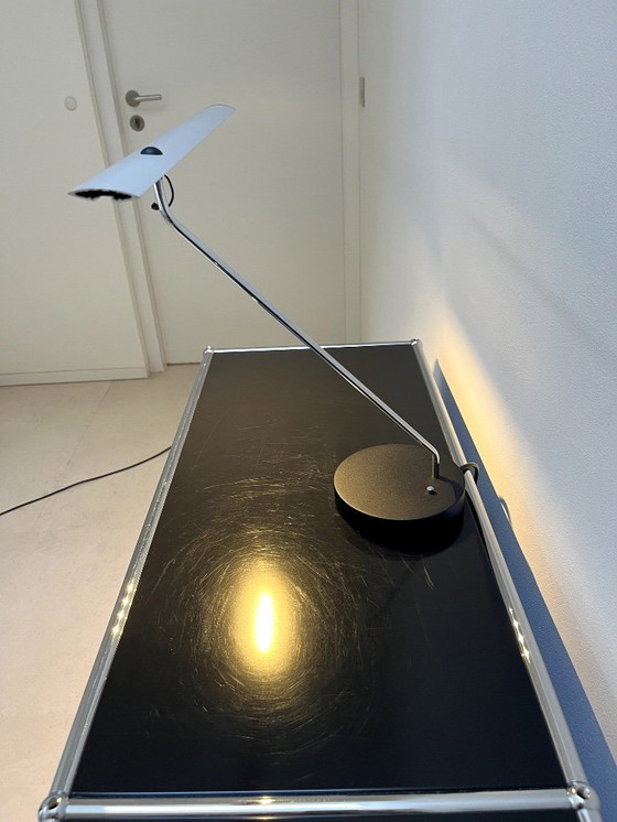 Image 1 of Baltensweiler table lamp Let aluminum black base.