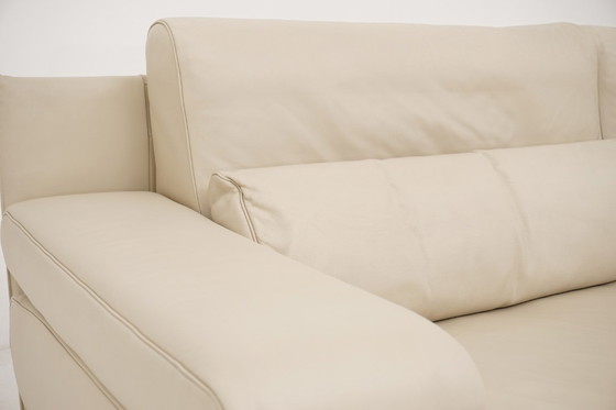 Image 1 of Conjunto de sofá Rolf Benz 6500, tres plazas, dos plazas, cuero beige.