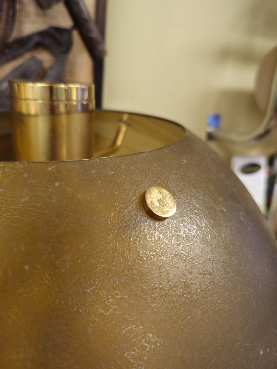 Image 1 of Vintage Messing Tafellamp Bureaulamp Lamp Lampje 