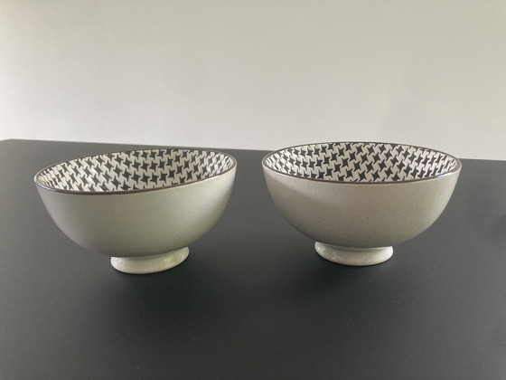 Image 1 of Ensemble de deux bols, style Japandi