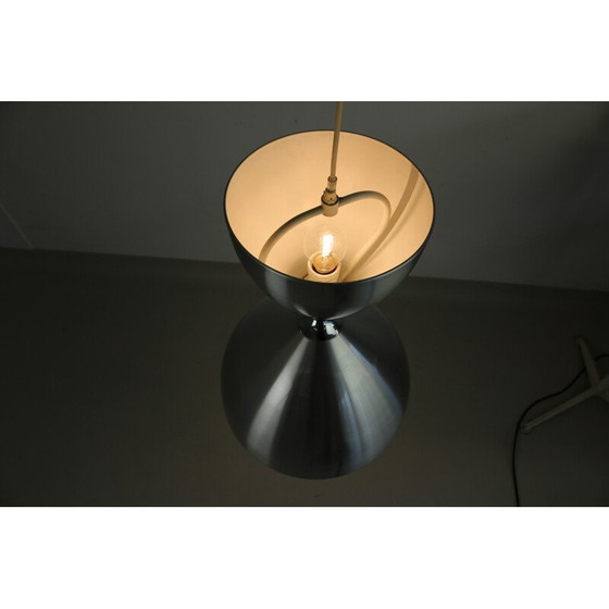 Image 1 of Vintage Nordic brushed steel suspension by Jo Hammerborg for Fog and Mørup, 1960