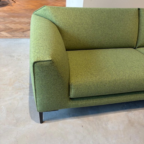 Pode Fold Divano a 3 posti, Sofà, Tessile, Metallo, Verde, Modern (foto 7 di 7)