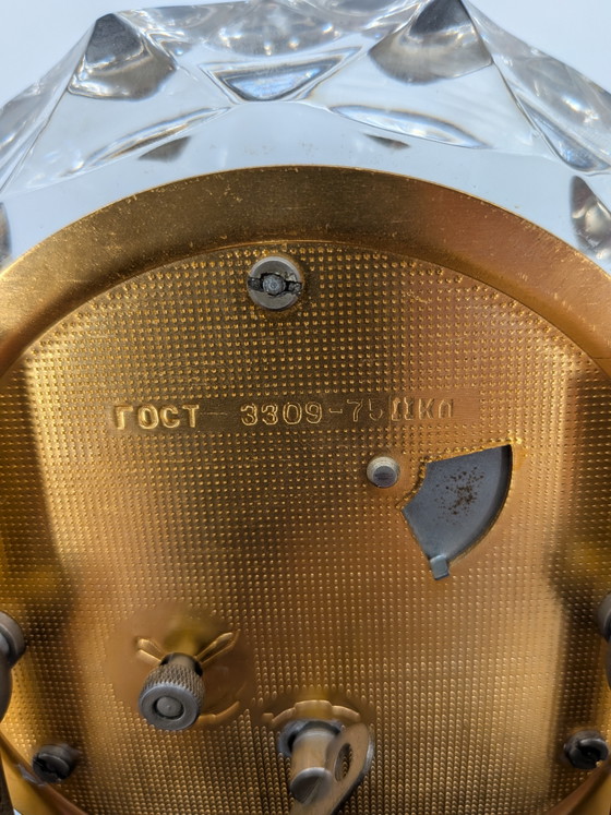 Image 1 of Vintage USSR Majak Desk Clock – Space Age / Art Deco Design