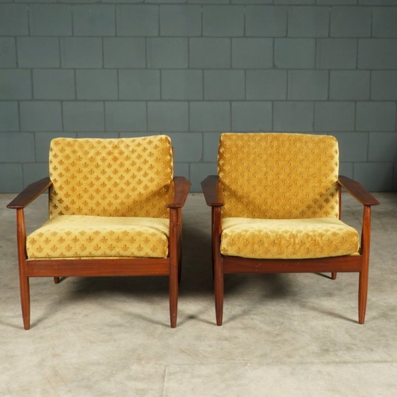 Image 1 of Zona salotto/gruppo di sedute vintage – teak – anni '60/'70