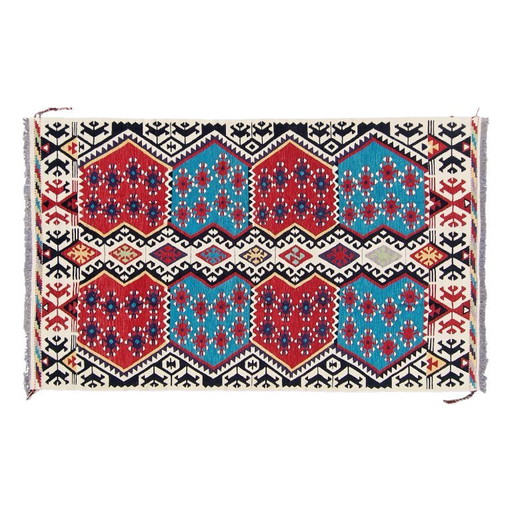 Afghaans Kilim Vloerkleed | Handgesponnen Natuurlijke Wol | Handgeweven Platgeweven Vintage | Handgemaakt (photo 2 of 11)