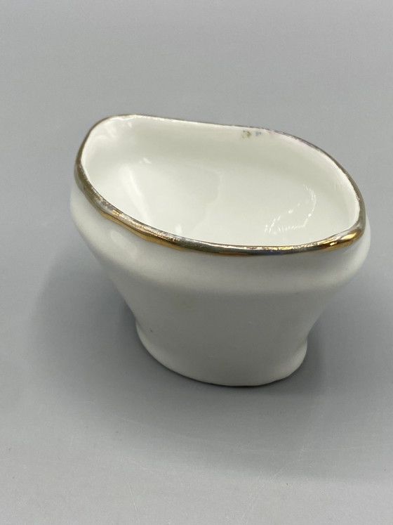 Saucière miniature en porcelaine florale des années 1950-1970 – Objets déco (photo 2 of 4)