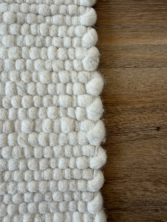 Image 1 of Tapis Classic Collection 100 % laine mérinos blanc 250 x 350 cm