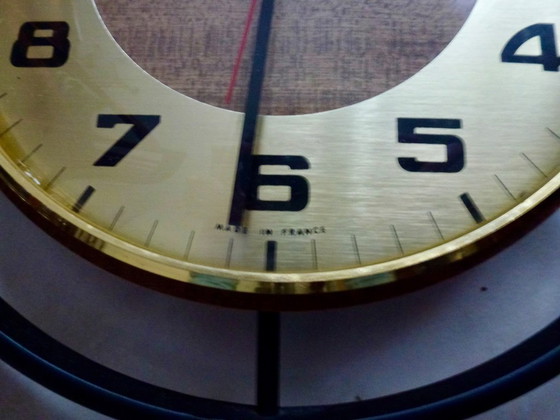 Image 1 of  Vintage "Bayard" klok in de vorm van een scheepsroer.