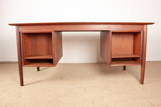 Image 1 of Escritorio ejecutivo danés diseñado por Gunnar Nielsen Tibergaard en 1960.