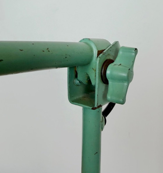 Green Industrial Workshop Desk Lamp by Curt Fischer for Midgard, 1950s – Table lamps, Plastic, Iron (photo 18 of 23)
