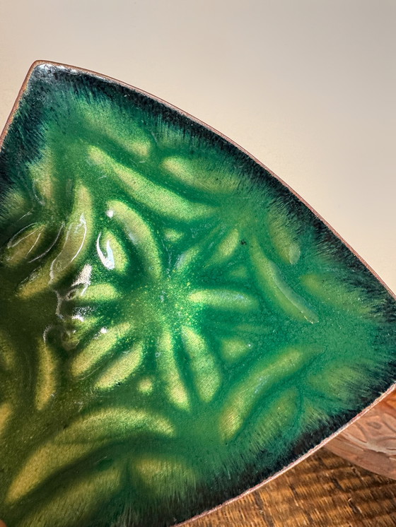 Image 1 of Vassoio tascabile in rame smaltato anni '60