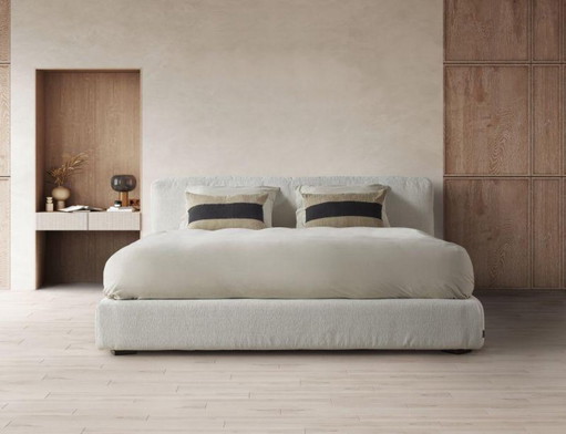 Cadre de lit neuf – Cortina Blanc – 160 x 200 cm – tweepersoonsbedden, Textile