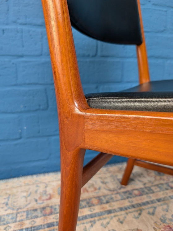 Image 1 of 4x Danish Design Chairs, Designed By Kai Lyngfeldt Larsen For Søren Willadsen, 1960s