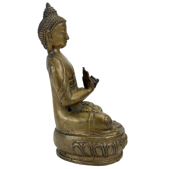Estatua antigua de bronce de Buda Zanabazar siglo XVIII Shramana Mudra – Esculturas, Bronze (photo 3 of 11)