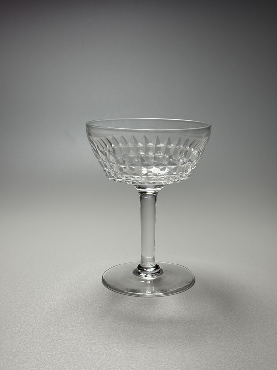 Image 1 of Set van 6 kristallen champagne-/cocktailcoupes – Service Mery Val Saint Lambert · Art Deco