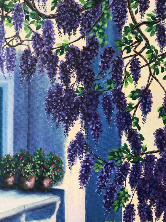 Image 1 of Peinture à l'huile - Irina Gauss - Ciel de vacances ensoleillé