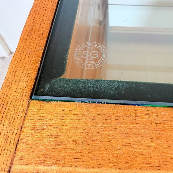 Image 1 of Vintage Toonbank Vitrine op gouden pootjes