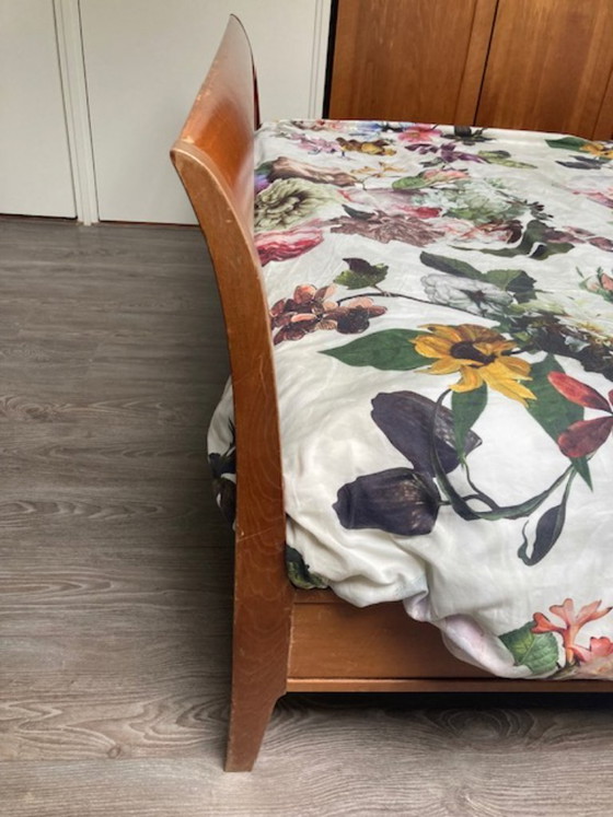 Image 1 of Grange consulat C1 cherry wood double bed
