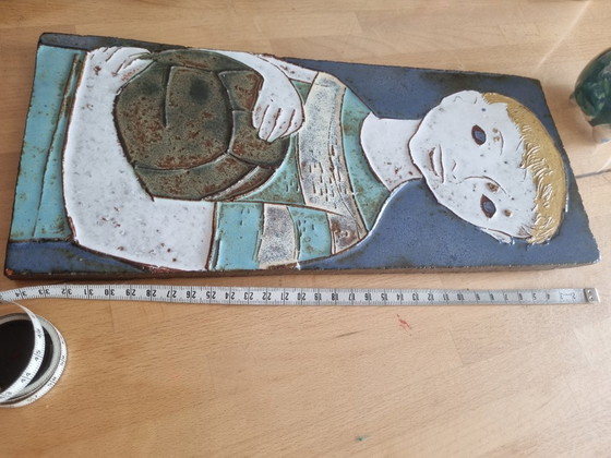 Ceramic Wall Tile Amphora 1970 – Vandeweghe, Wall decoration (photo 2 of 5)