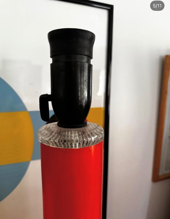 Image 1 of Scandinavian vintage glass table lamps