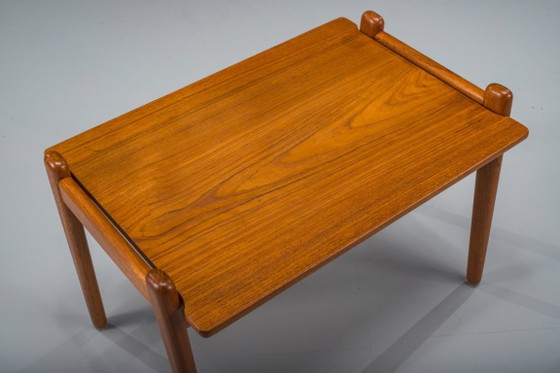Image 1 of Tavolino in teak di metà secolo, disegnato da Fredrik A. Kayser per Vatne, Norvegia, anni '60.
