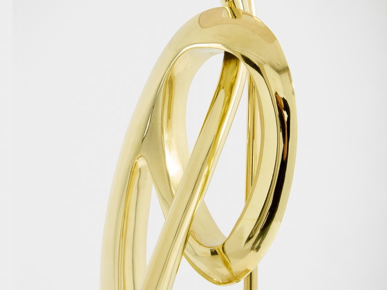 Image 1 of Willy Daro sculpture en bronze lampe de table 1970