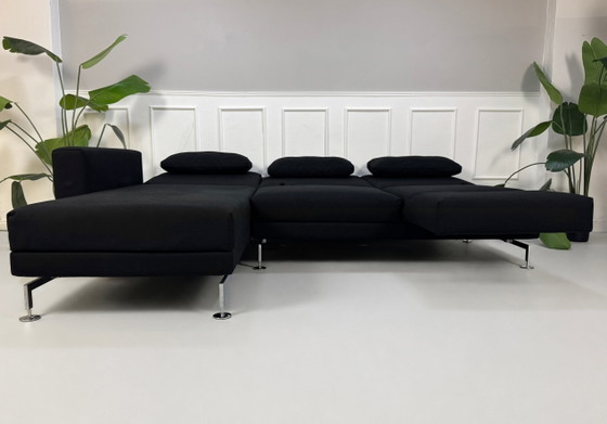 Image 1 of Brühl Moule Ecksofa Stoff Canapé Noir