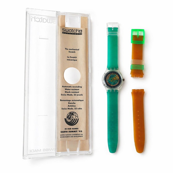 Image 1 of Swatch Automatic SAK102 "Time to Move" - ​​Edizione Speciale Vertice della Terra '92