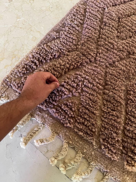 Image 1 of Alfombra tradicional de lana pura hecha a mano, tamaño 2/3 m