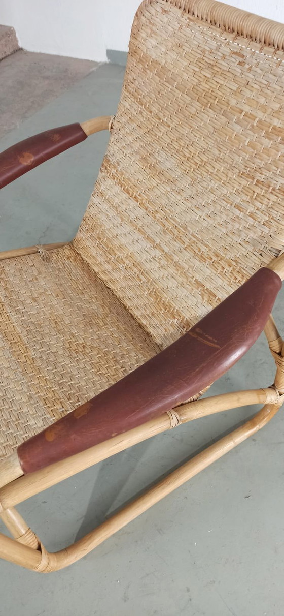 Image 1 of Sillón Yamakawa de bambú y ratán