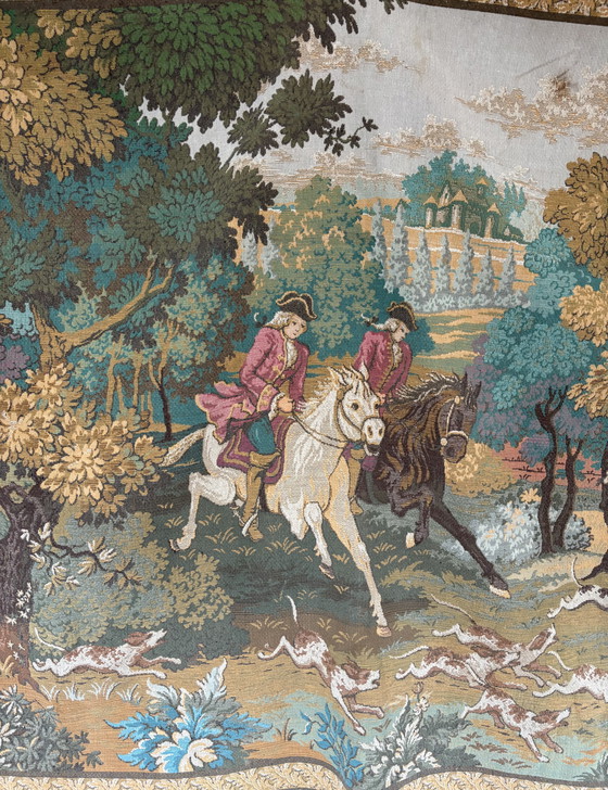 Image 1 of Antiker Aubousson Gobelin Wandteppich