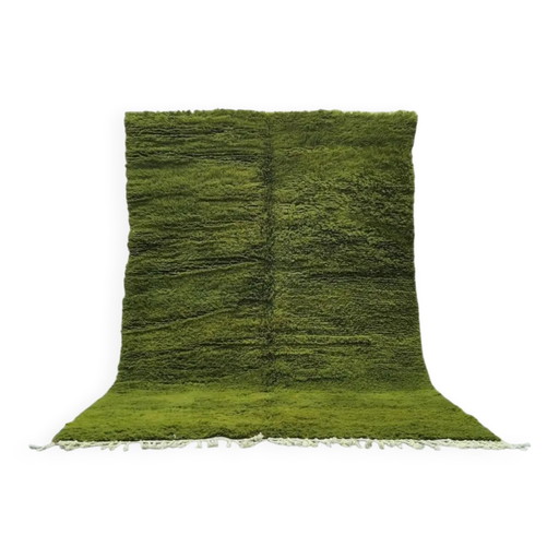 Handmade natural Berber rug 3x2 m