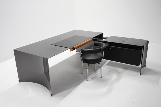 Image 1 of Escritorio ejecutivo modelo «Arcada» de Paolo Piva para B&amp;B, Italia, década de 1980