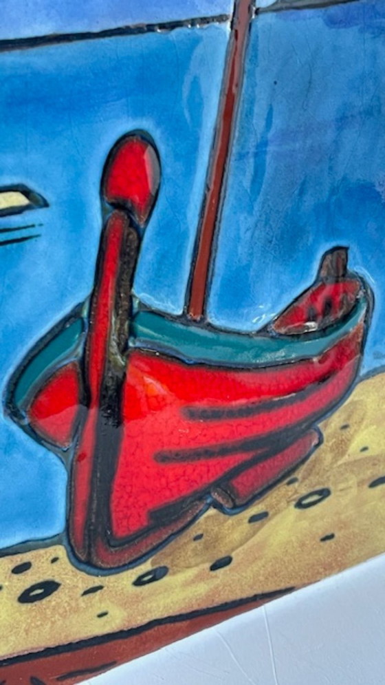 Image 1 of Decorazione murale in ceramica vintage