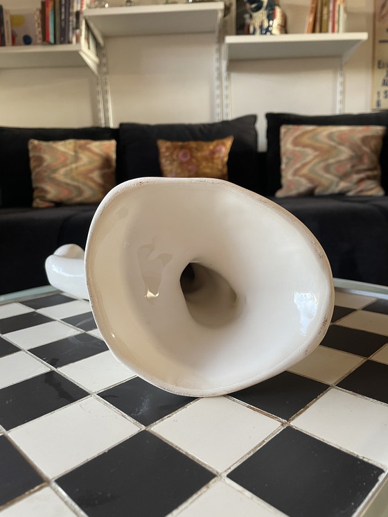 Image 1 of Candelabro de cerámica contemporáneo hecho a mano