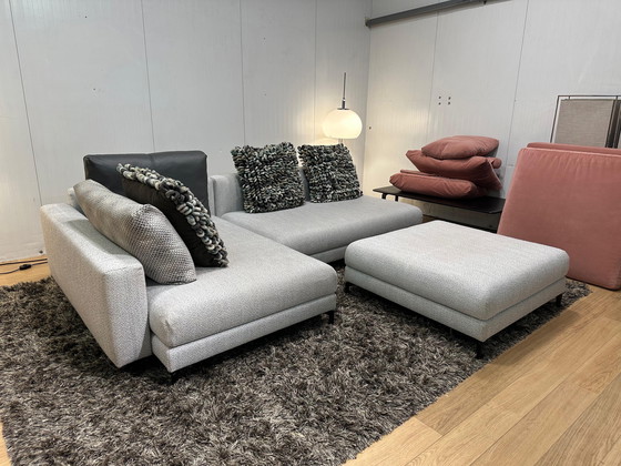 Image 1 of Rolf Benz Nuvola Corner Sofa with Ottoman