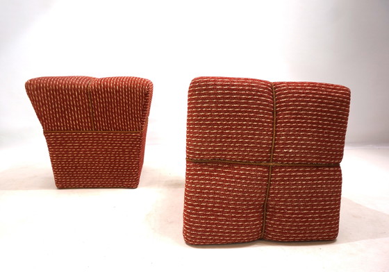 Image 1 of Halabala set of 2 tabouret stools for UP Zavody, 1930