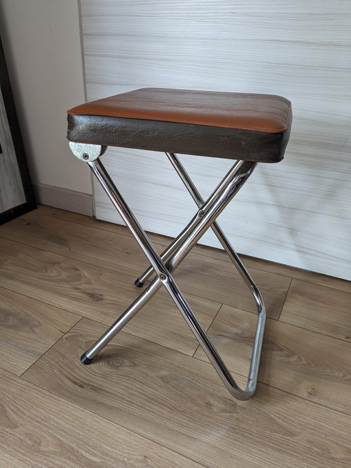 Tabouret Vintage Pliant