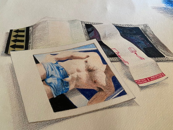 Image 1 of Original drawing, art, queer, photography, humor