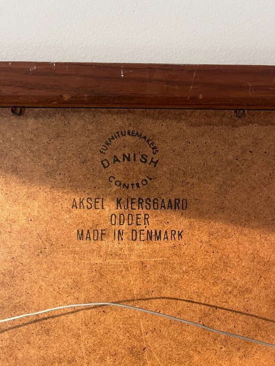 Image 1 of Kai Kristiansen Aksel Kjersgaard teakhouten spiegel model 103