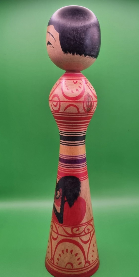 Tsugaru Kokeshi de Tetsunori Okuse de 1978 (30 Cm) – Objetos decorativos, Wood (photo 4 of 6)